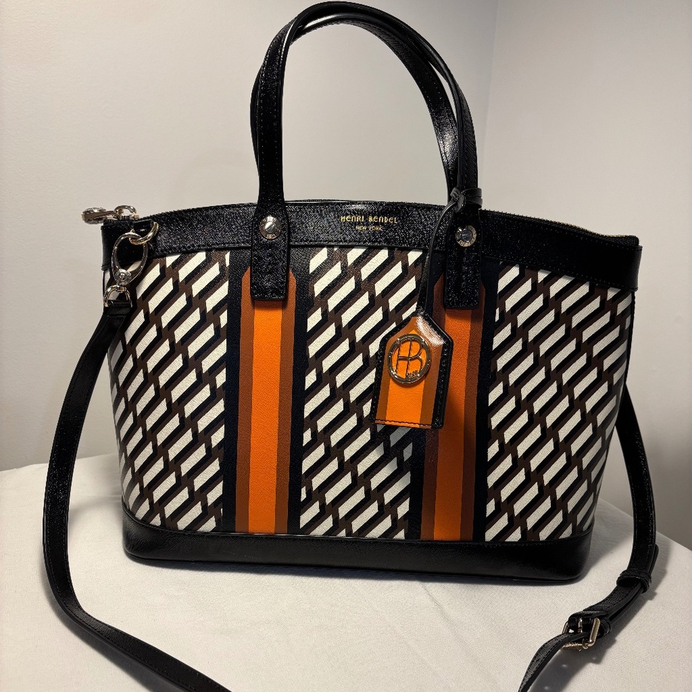 Henri Bendel W 57th Sport Graphic Satchel